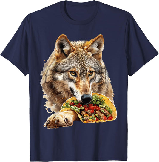 Wolf Tacos T-Shirt - T-Shirt | Navy