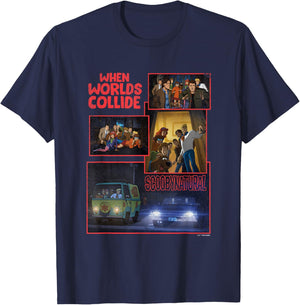 Scooby-Doo Scoobynatural When Worlds Collide T-Shirt - T-Shirt | Navy