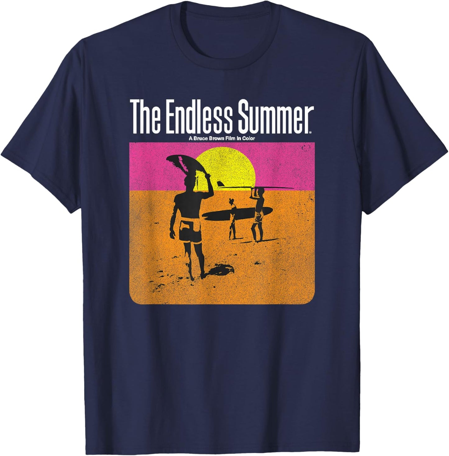The Endless Summer 1966 Classic Surf Movie 60s Vintage Surf T-Shirt - T-Shirt | Navy
