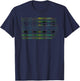 Clan Watson Scottish tartan US flag kilt Scotland T-Shirt - T-Shirt | Navy