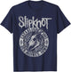 Slipknot Official Goat Flames , Black T-Shirt - T-Shirt | Navy