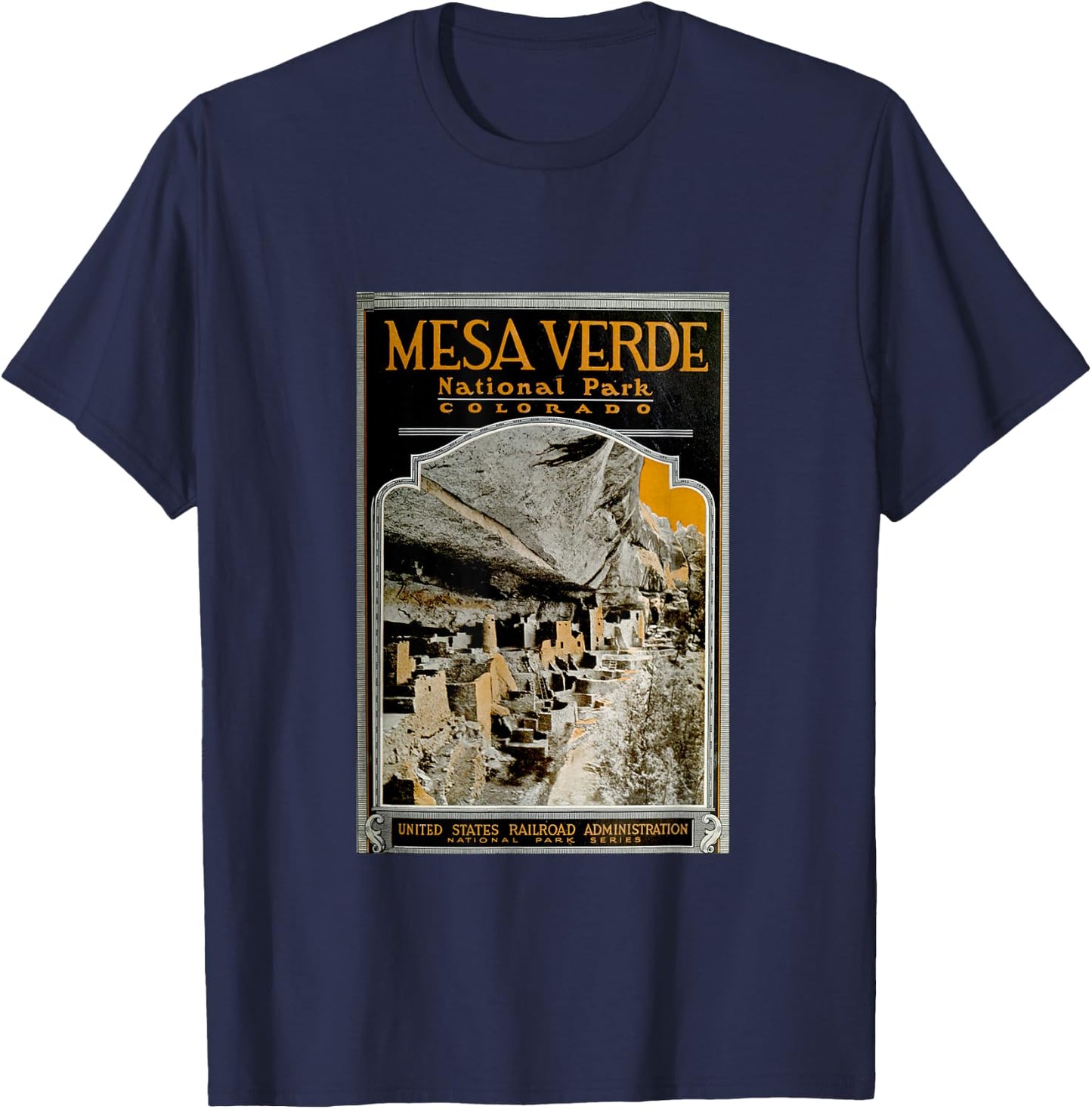 Mesa Verde National Park T Shirt T-Shirt - T-Shirt | Navy