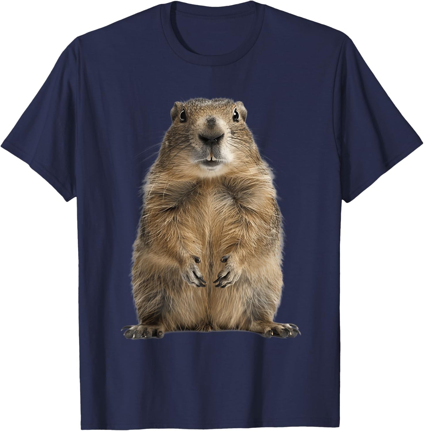 Murmeltier T-Shirt - T-Shirt | Navy