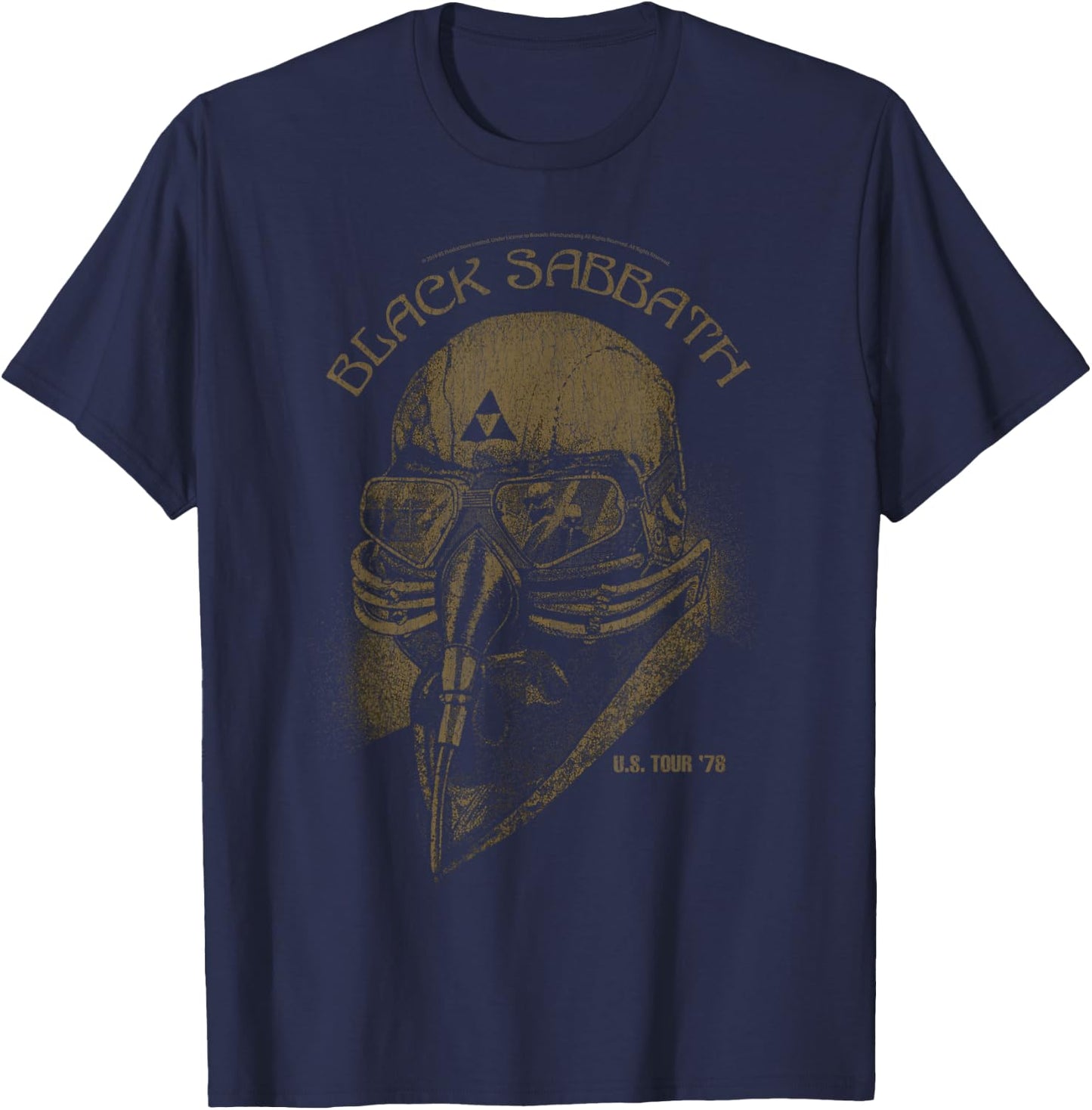 Black Sabbath Official U.S Tour '78 , black T-Shirt - T-Shirt | Navy