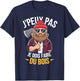J'peux Pas Je Dois Faire Du Bois Lumberjack Humour Papa Noel , Black, S T-Shirt - T-Shirt | Navy