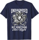 Undiagnosed But Something Ain't Right Funny Raccoon Chicken T-Shirt - T-Shirt | Navy