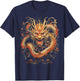Year Of The Dragon 2024 Vintage Chinese Art Women, Men T-Shirt - T-Shirt | Navy