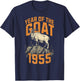Born in 1955 Year of the Goat Chinese Zodiac Sign T-Shirt - T-Shirt | Navy