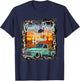 Western Texas Vintage Truck Country Roads Take Me Home T-Shirt - T-Shirt | Navy