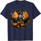 Dwarf Schnauzer costume on Miniature Schnauzer Halloween T-Shirt - T-Shirt | Navy