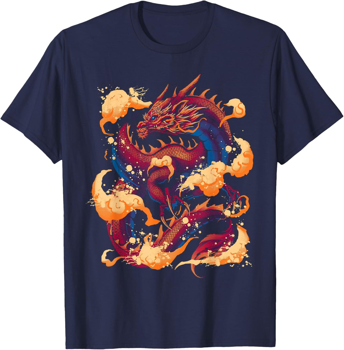 Great Red Dragon T-Shirt - T-Shirt | Navy