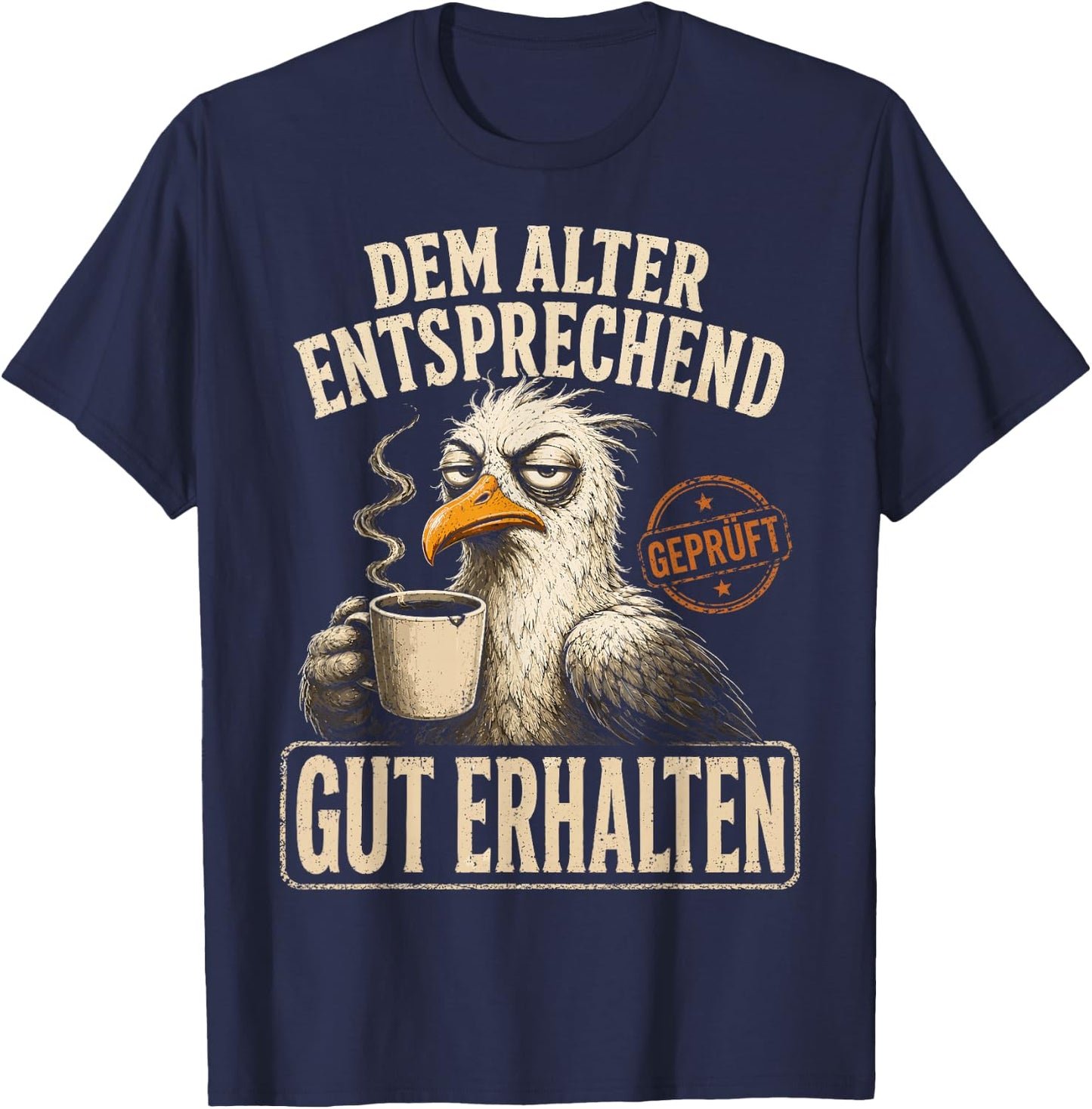 Aua Au Dem Alter entsprechen guter Zustand Lustig Geburtstag T-Shirt - T-Shirt | Navy