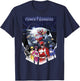 Power Rangers Fade Portrait Megazord Poster , Black, S T-Shirt - T-Shirt | Navy