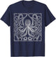Octopus Ocean Zoology Teuthology Biologists Sailing T-Shirt - T-Shirt | Navy
