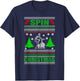 Ugly Christmas Fitness Shirt Workout Spin Gift T-Shirt - T-Shirt | Navy