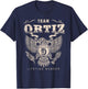 Team Ortiz Family Name Lifetime Member T-Shirt - T-Shirt | Navy