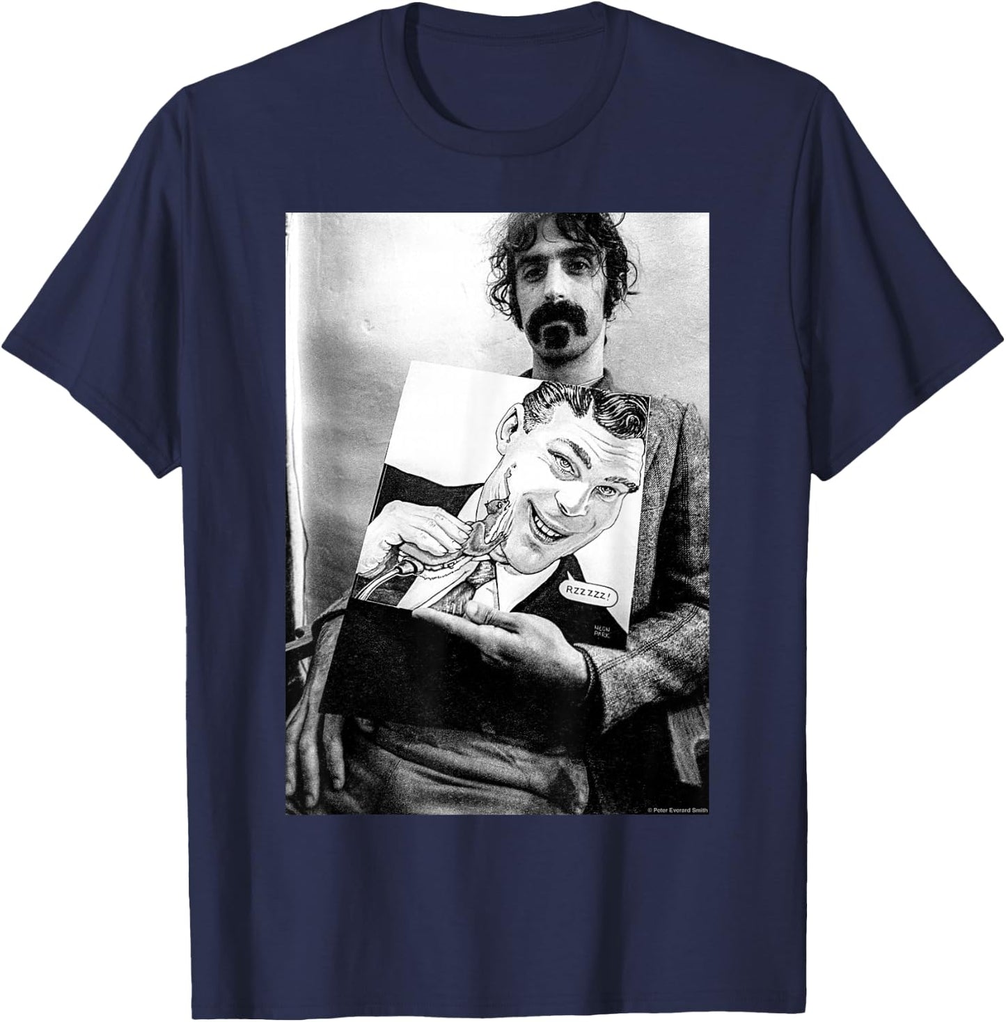 Frank Zappa Weasels Ripped My Flesh Album by Everard Smith T-Shirt - T-Shirt | Navy
