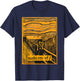 The Scream of Linux - Linux Scream Tux Opensource Tech Humor T-Shirt - T-Shirt | Navy