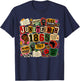 Juneteenth Freeish 1865 Afro Woman Africa Map Freedom Day T-Shirt - T-Shirt | Navy