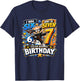 I was 6 Now I'm 7 7th Birthday 6 7 Birthday Boys T-Shirt - T-Shirt | Navy