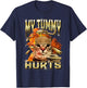 My Tummy Hurts Cat Meme Bootleg Funny T-Shirt - T-Shirt | Navy