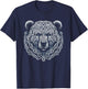 Berserker Bear Head Celtic Tribal Knot Viking T-Shirt - T-Shirt | Navy
