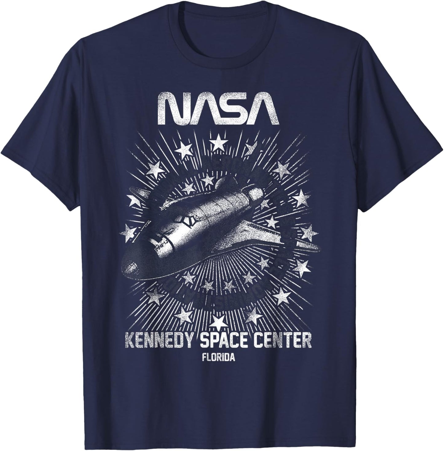 NASA Rocket Kennedy Space Center T-Shirt - T-Shirt | Navy