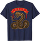 On Back | Year Of The Snake 2025 Lunar and Chinese New Year T-Shirt - T-Shirt | Navy