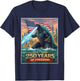 Funny Kaiju Monster Japanese 250 Years 1776 2026 4th of July T-Shirt - T-Shirt | Navy