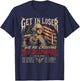 Get in Loser We're Crossing The Delaware Tour T-Shirt - T-Shirt | Navy