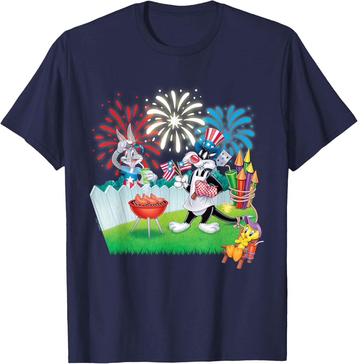 Looney Tunes 4th of July Celebration T-Shirt - T-Shirt | Navy