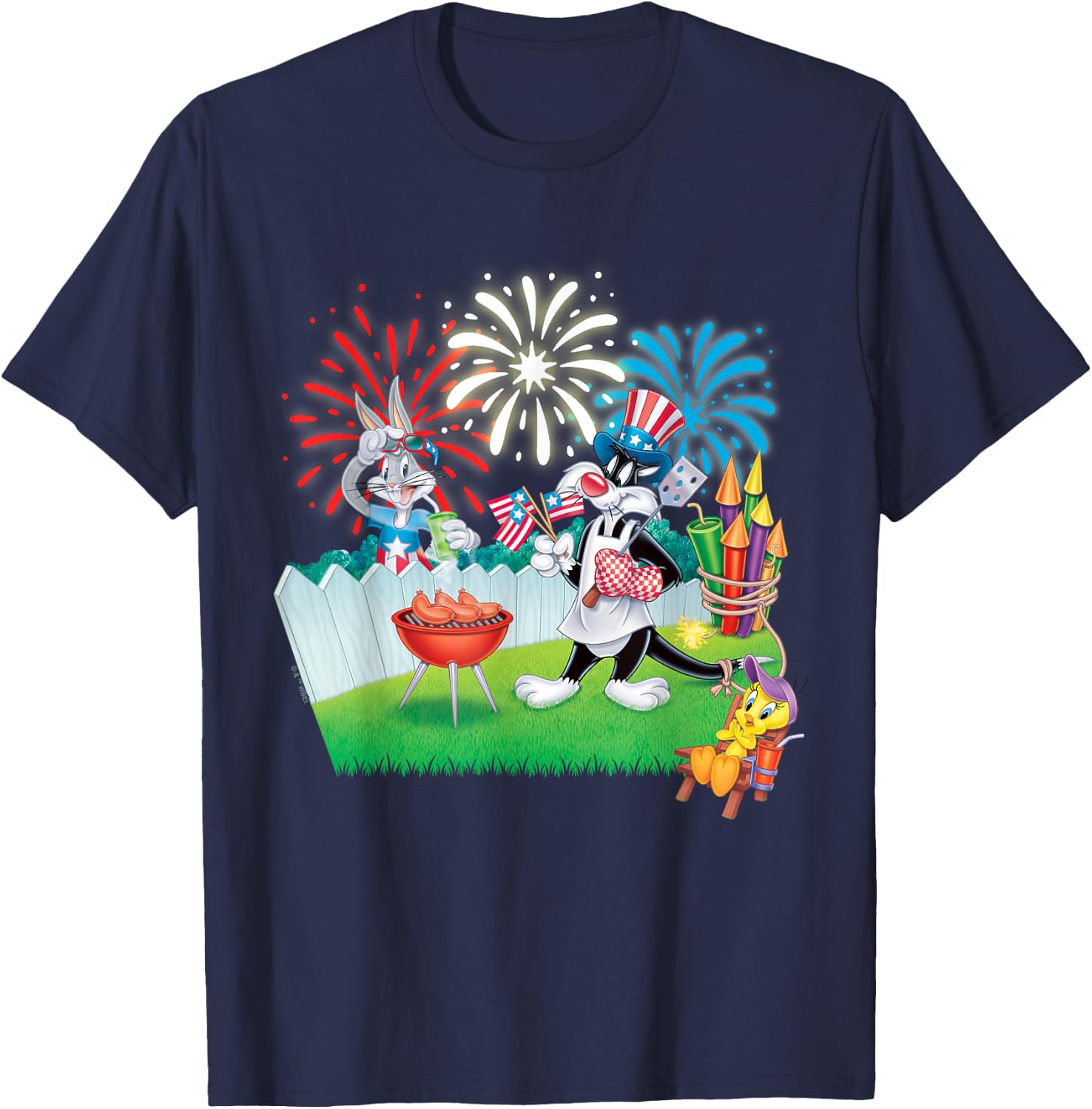 Looney Tunes 4th of July Celebration T-Shirt - T-Shirt | Navy