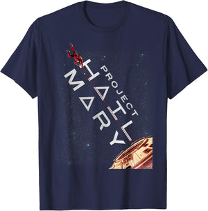 Project Hail Mary Movie Poster T-Shirt - T-Shirt | Navy