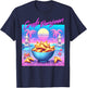 Vaporwave Crab Rangoon Goons Meme 80s Synthwave Retro 1980s T-Shirt - T-Shirt | Navy