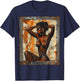 Beautiful Vintage Black Girl Woman Retro Pin Up Model Art T-Shirt - T-Shirt | Navy