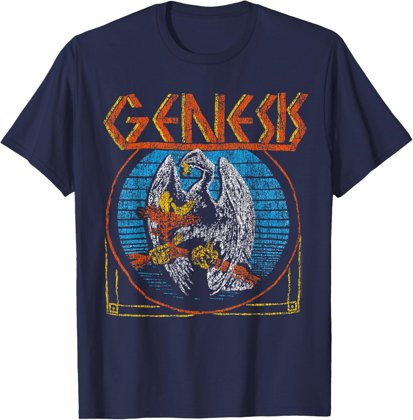 Genesis Aged Bird T-Shirt - T-Shirt | Navy