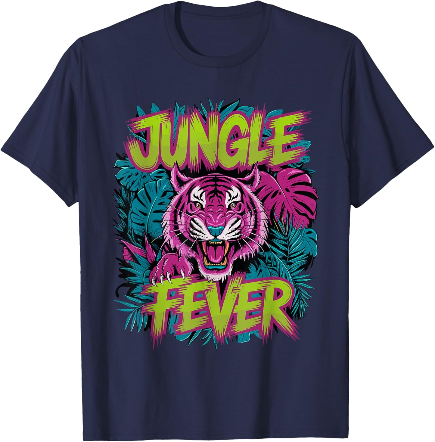 Jungle Fever Tiger for a Tiger lovers T-Shirt - T-Shirt | Navy