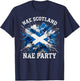 Nae Scotland Nae Party. Scottish Flag Burst, No Scotland T-Shirt - T-Shirt | Navy