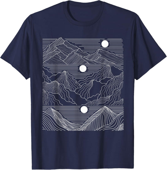 EDM Techno Sun Moon Music Festival Party Dancing Dance T-Shirt - T-Shirt | Navy