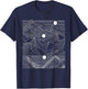 EDM Techno Sun Moon Music Festival Party Dancing Dance T-Shirt - T-Shirt | Navy