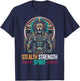Aztec Jaguar Warrior Aztec Culture Mayan Indigenous T-Shirt - T-Shirt | Navy