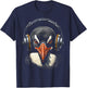 Penguin Headphone Animal Motif Music Artwork Penguin T-Shirt - T-Shirt | Navy