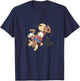 Garfield & Odie Best Friends Desert Vintage T-Shirt - T-Shirt | Navy
