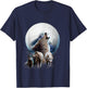 Volleyball Wolf Theme Classic , Black, Small T-Shirt - T-Shirt | Navy