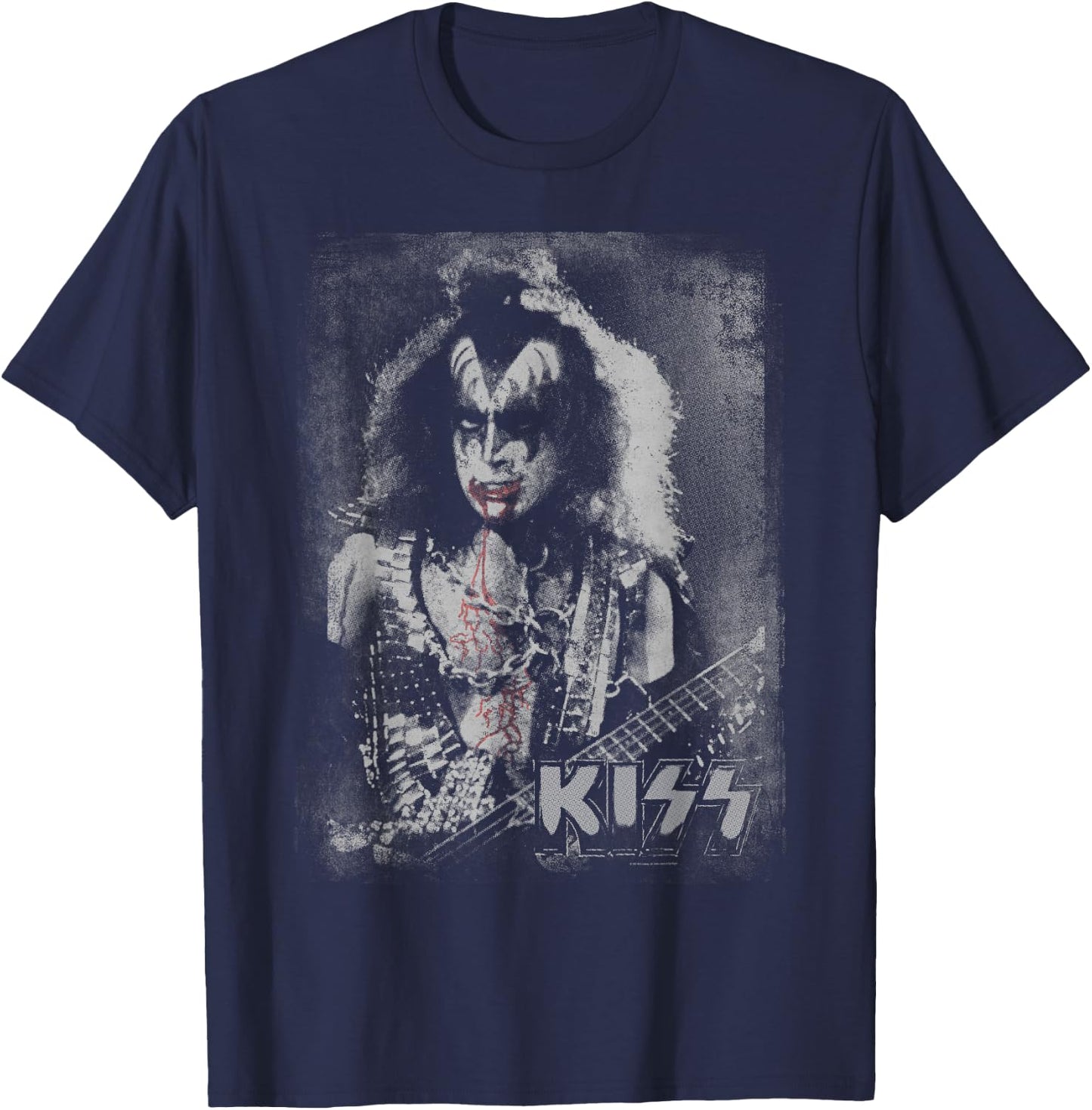 KISS - Demon Blood T-Shirt - T-Shirt | Navy