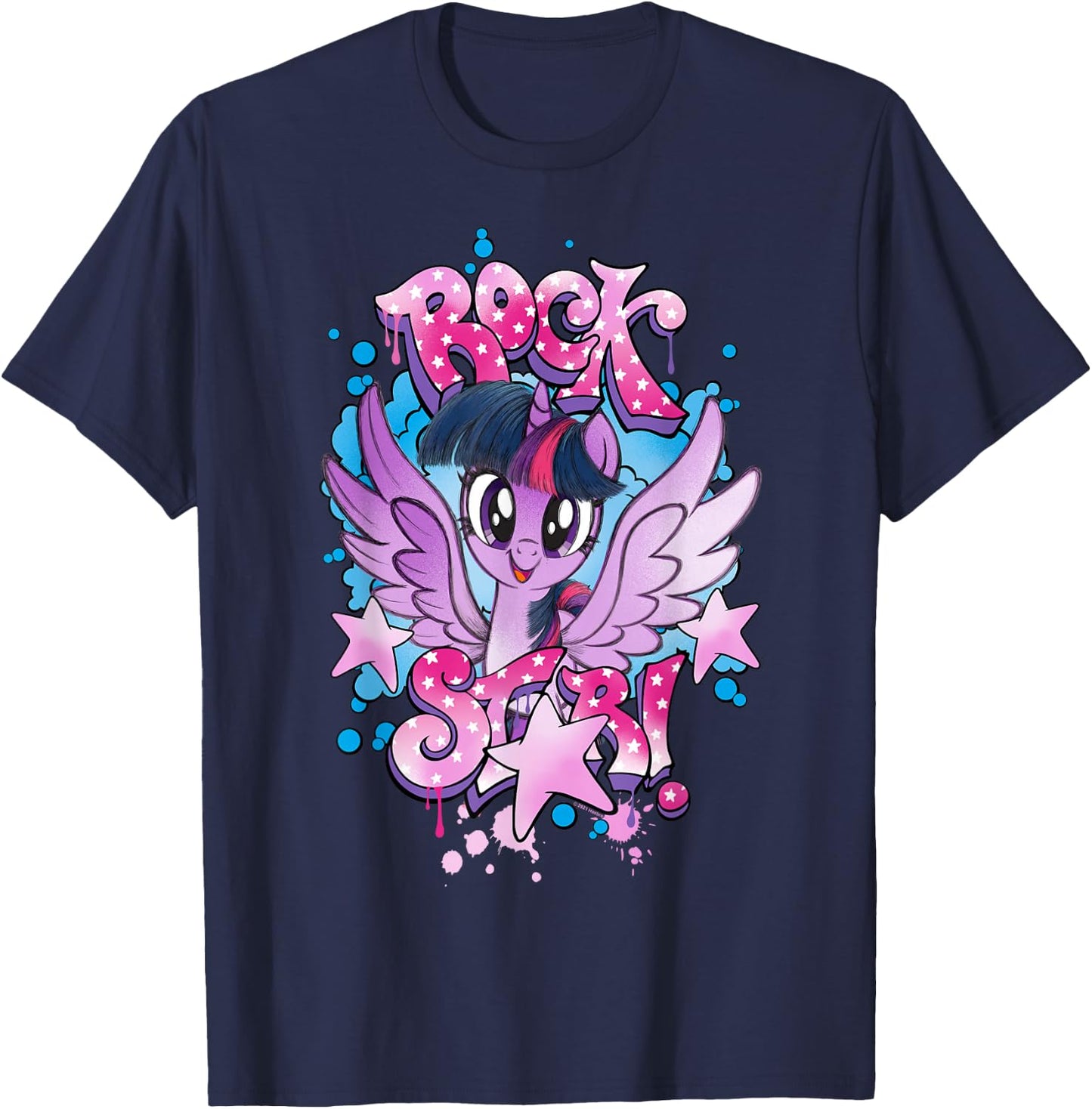 My Little Pony Twilight Sparkle Rock Star T-Shirt - T-Shirt | Navy