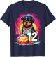 Rottweiler Dog 12th Birthday Themed Party 12 Years Old Men Women Kids T-Shirt - T-Shirt | Navy