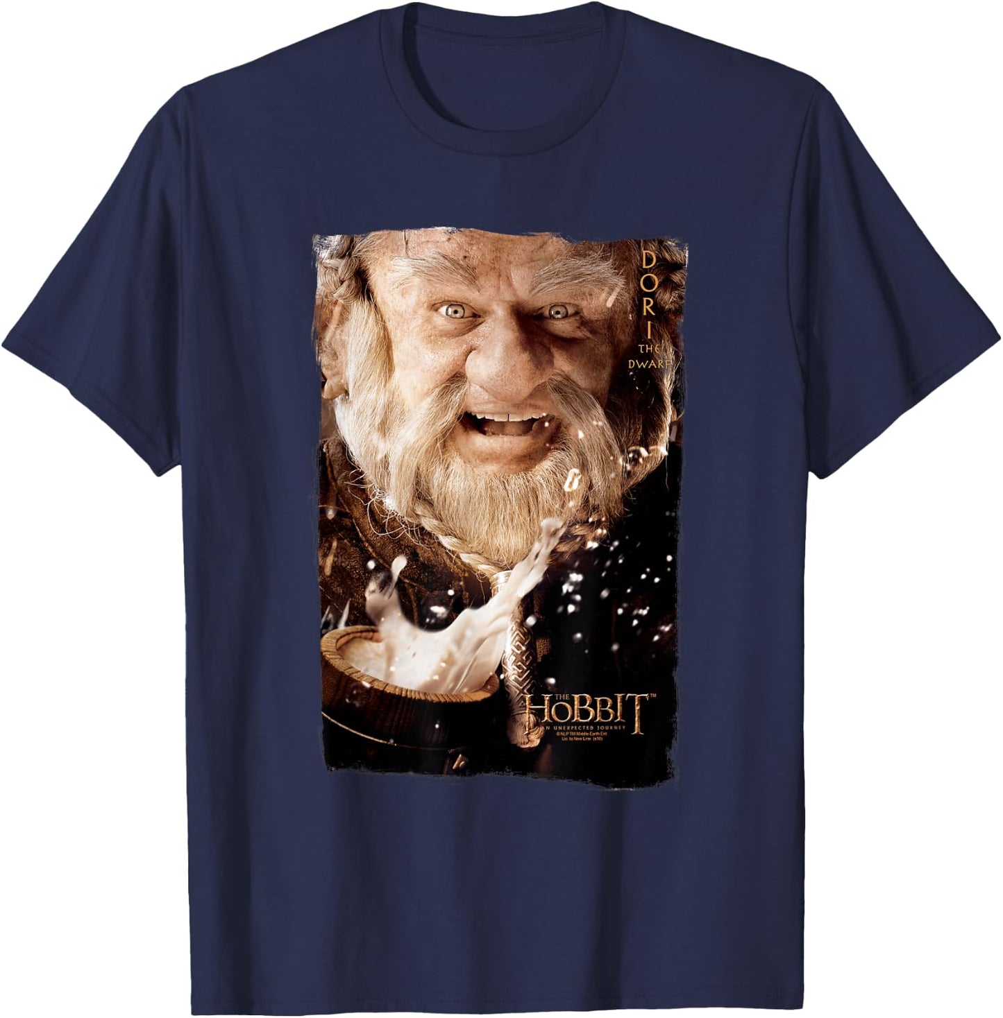 The Hobbit Dori T-Shirt - T-Shirt | Navy