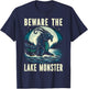 Mishipeshu Mythical Creature Cryptozoology Cryptid T-Shirt - T-Shirt | Navy