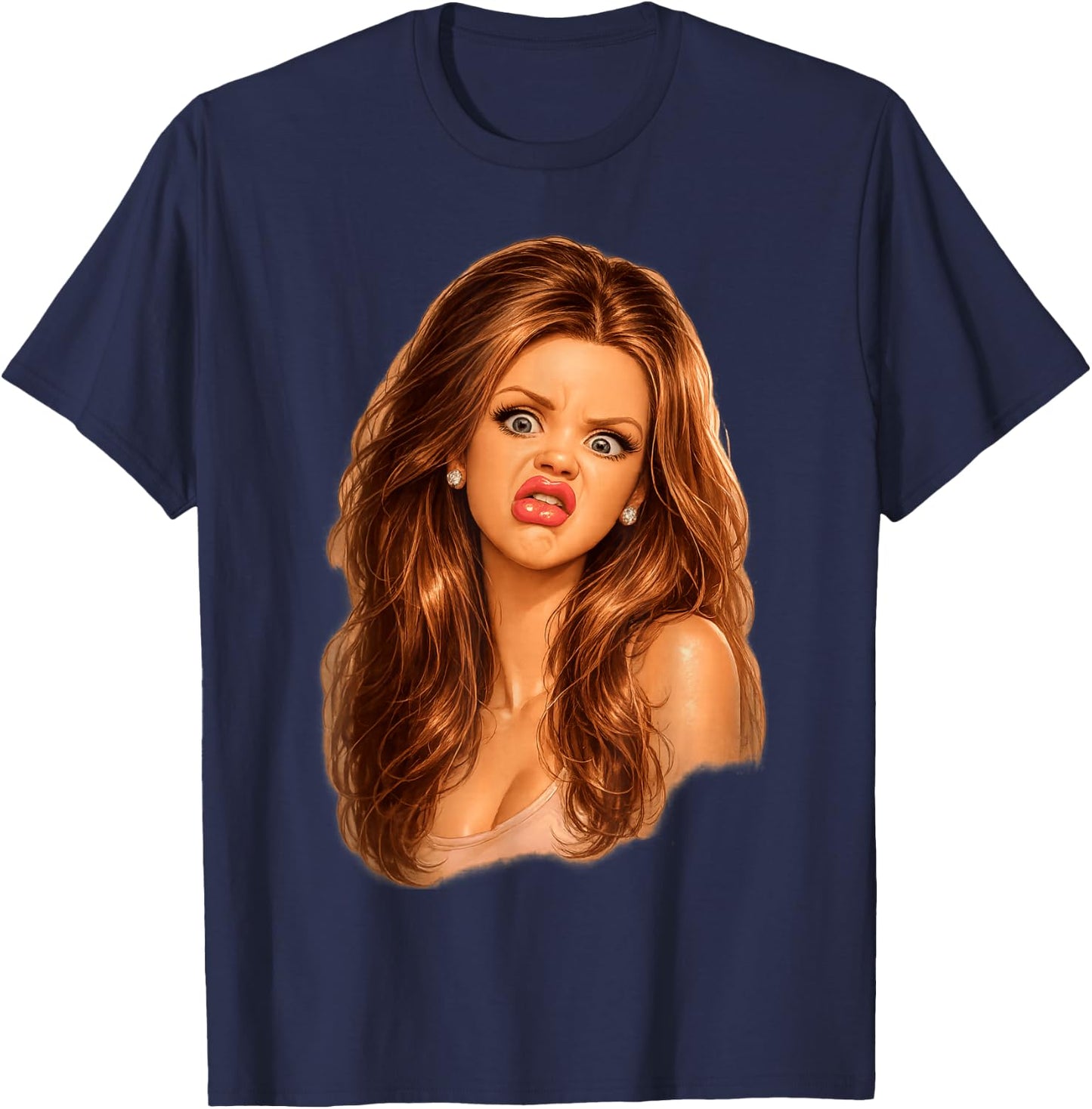 Genervte Diva - Sarkasmus arrogant & lustig mit Humor T-Shirt - T-Shirt | Navy
